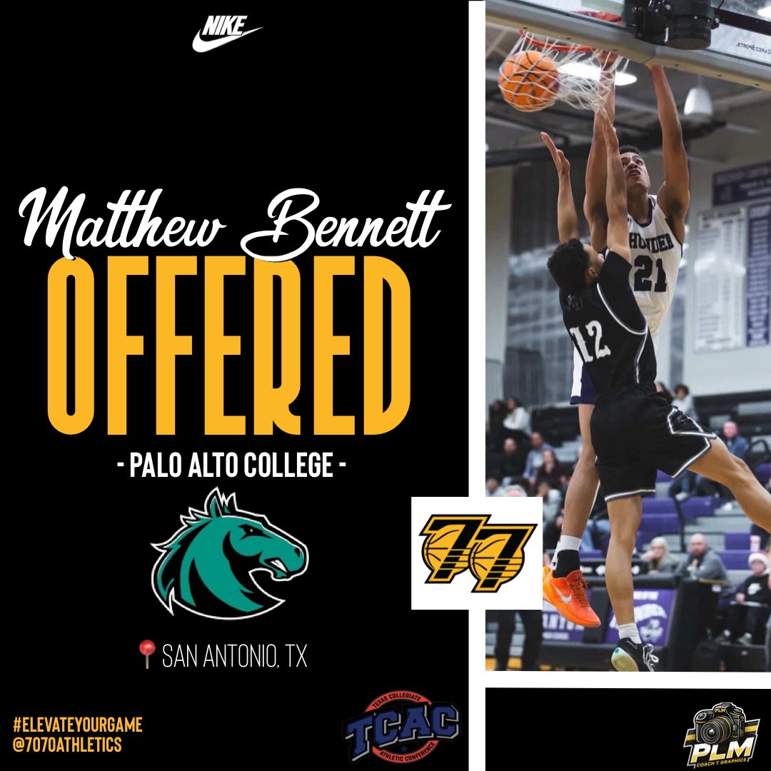 Special Congratulations to c/o 26 <a href="/MBennett211/">Matthew Bennett</a> on his offer from Palo Alto College!!

#ElevateYourGame | #WeComin | #LoyalToTheSprings