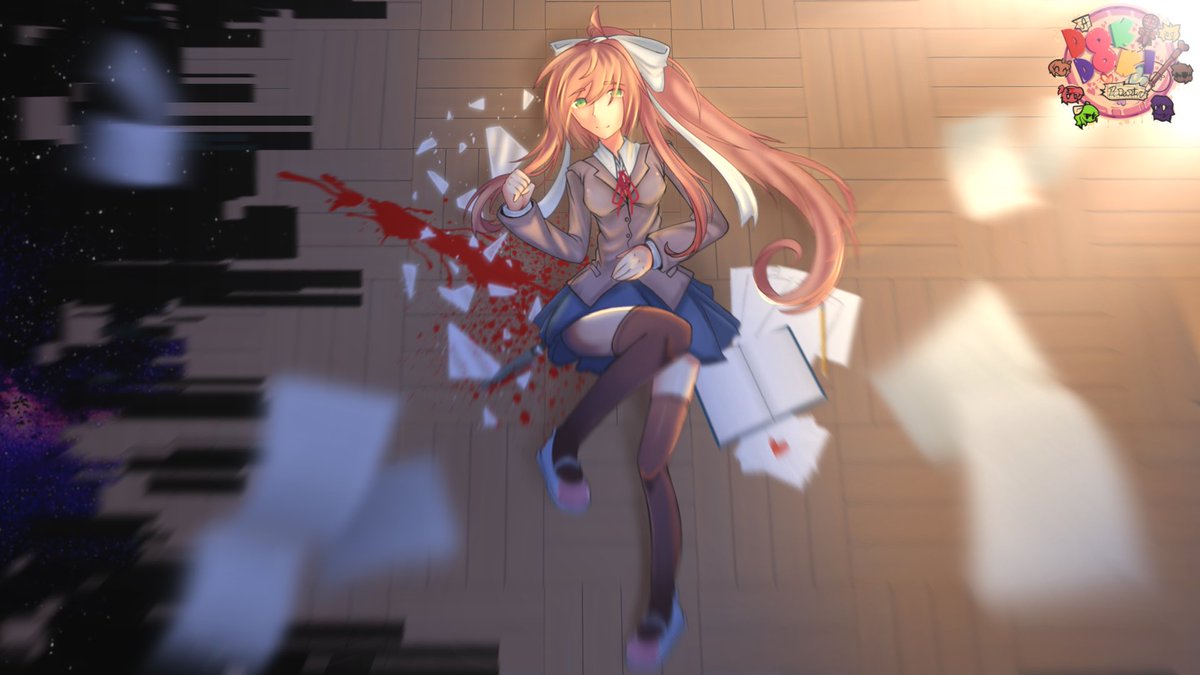 “Loneliness is special: you never know if you will ever escape it.”

With this post, we announce you a Merry Christmas and a happy new year, dear fans. Hopefully, you will see many great things in 2026.

See you next year!

Credits:
<a href="/5sharkk/">Shark</a> - Banner Artwork
#FNF #DDLC #Doki