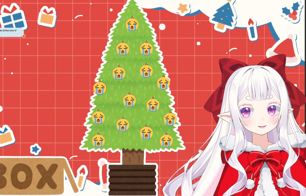 VTuberASMRFan's tweet photo. Miwa's Christmas Tree looking a little cute and funny...
#memewa https://t.co/esCuzMaPtf