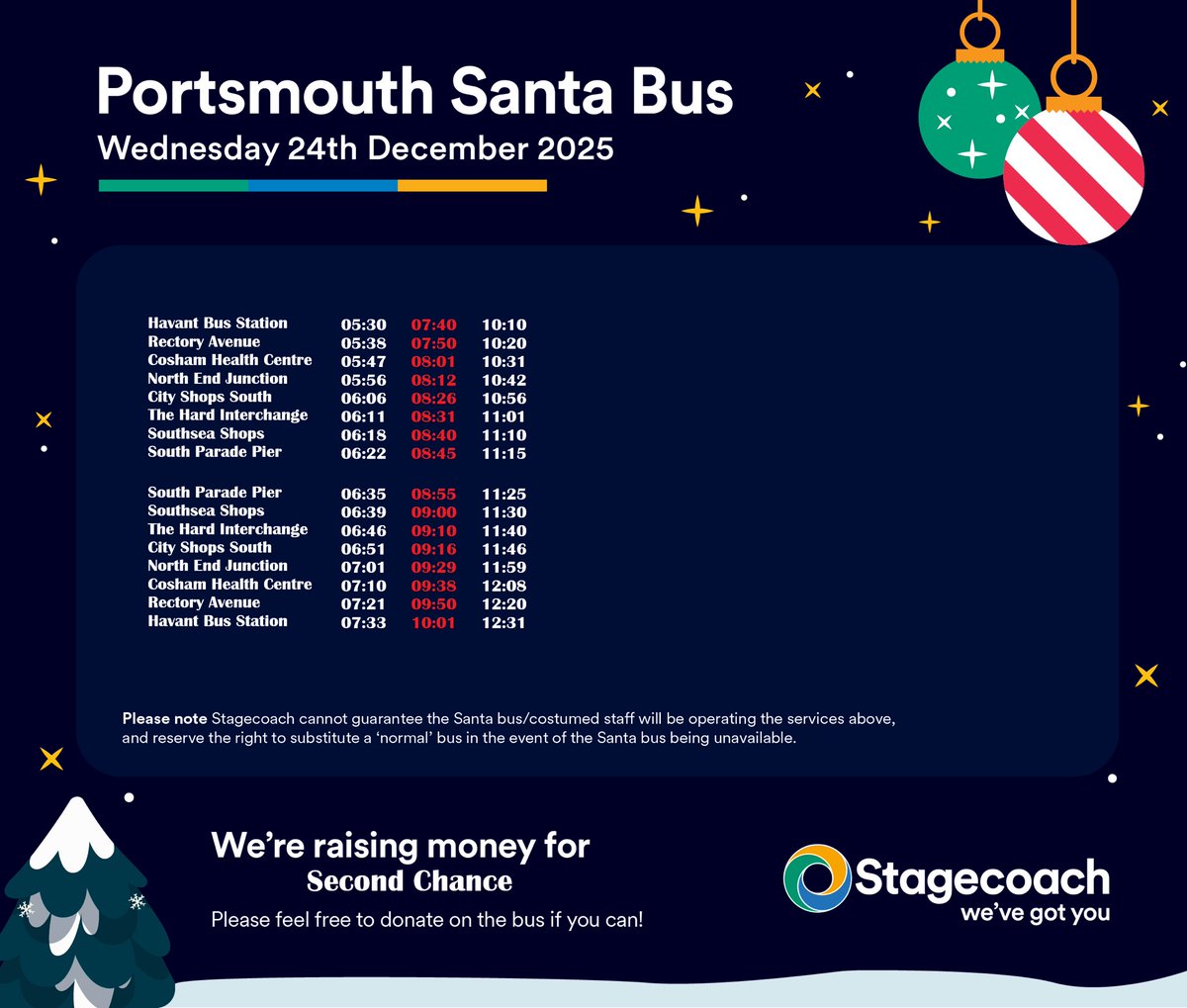 🎵It was Christmas Eve babe, in the drunk tank…🎵 and old man said to me, make sure you’re on the 23, tomorrow Christmas Eve! Santa will make making an appearance in the morning with an early finish in preparation for the big night! 🎅🏻