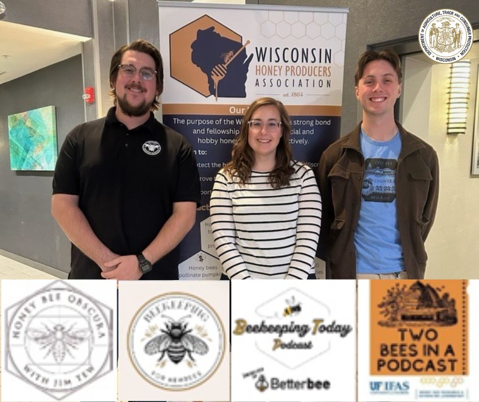 widatcp's tweet image. Buzz into the world of beekeeping with these podcasts! Learn about hive health, bee behavior and more from experts!  🐝

- Beekeeping Today Podcast
- Two Bees in a Podcast
- Beekeeping For Newbees
- Honey Bee Obscura Podcast

#BeeKeeping #HoneyBees #Apiary #DATCP