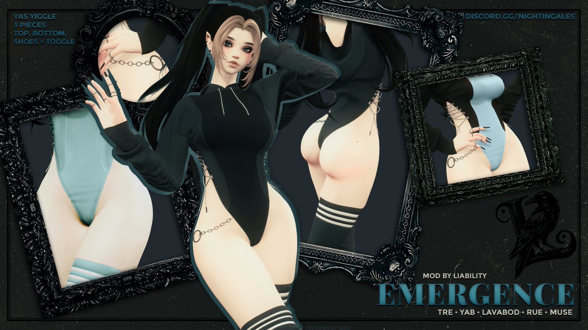 LiabilityMods's tweet image. Protocol and Emergence - two mods that feature a lot of body sizes with YAS included. More info&amp;amp;DL on them in b!o, hope you enjoy them!