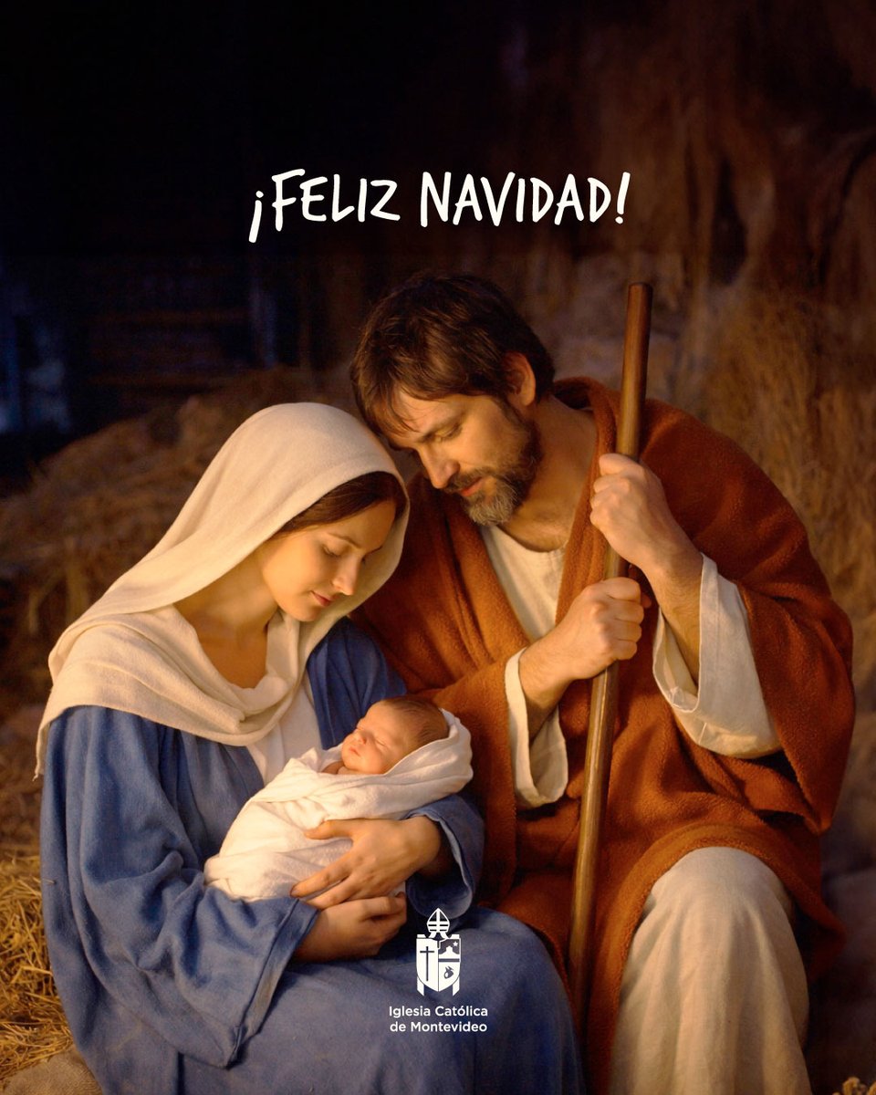 ¡Esta es la fiesta de la alegría! La celebración de un Dios todopoderoso que se hace cercano y que, por su infinita misericordia y amor, nos entrega a su hijo en un pesebre sencillo, humilde y pobre, para iluminar nuestra vida ❤️ ¡#FelizNavidad para todos! 🌟