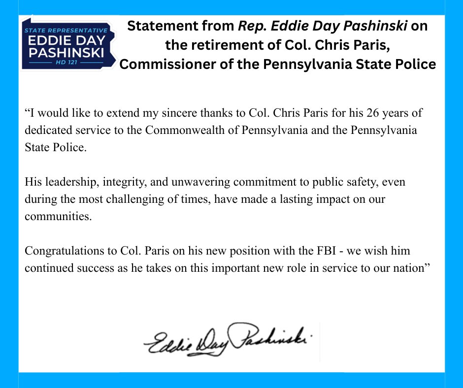 Rep. Eddie Day Pashinski tweet media