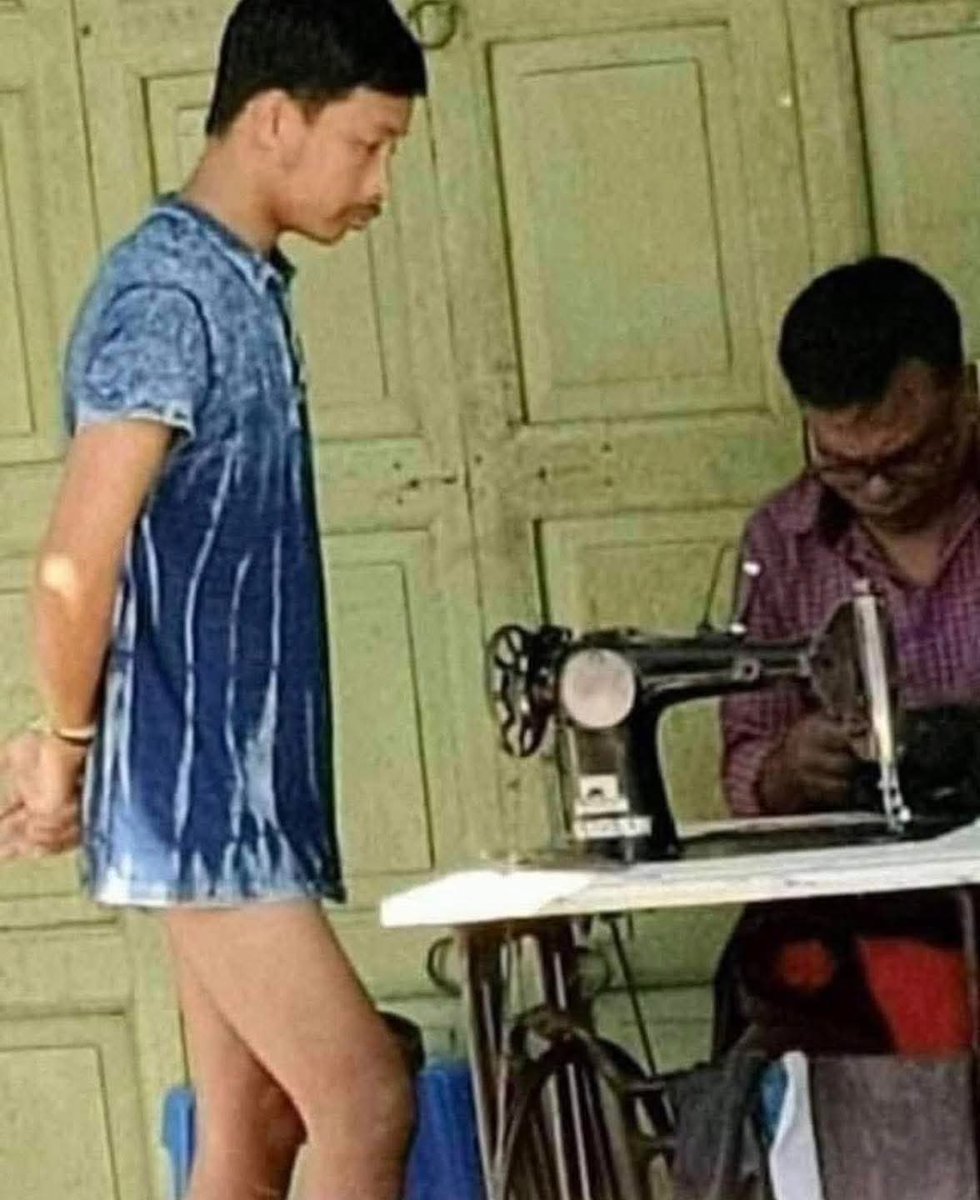 Yo mandando arreglar mi único pantalón para mañana: