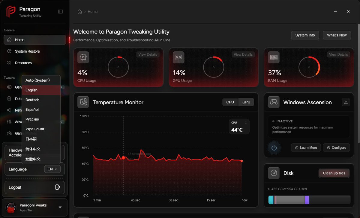 Paragon│Boost Gaming PC Performance tweet media
