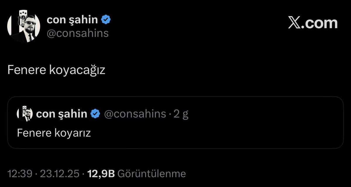 consahins's tweet photo. Fenere koyduk. https://t.co/VXHoslhydq