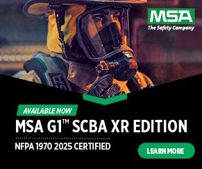 ABCFireSafetyMB's tweet photo. NFPA 1970 2025 Certified: The MSA G1™ SCBA XR Edition. 
The MSA® G1™ XR Edition has received U.S. government approval from  NIOSH and certification from the Safety Equipment Institute (SEI) as compliant to the 2025 Edition of the NFPA 1970 performance standard. https://t.co/eyvOsXgowd
