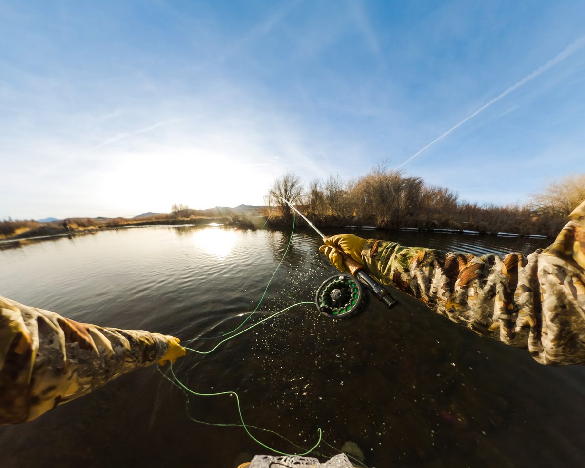 Fishing for likes 😉 Shot on our new 360 camera, #GoProMAX2.

Pro Tip: Use POV mode for an ultra-immersive first-person perspective that is reframed for you in the GoPro Quik app. 

#GoPro #Fishing #FlyFishing #POV