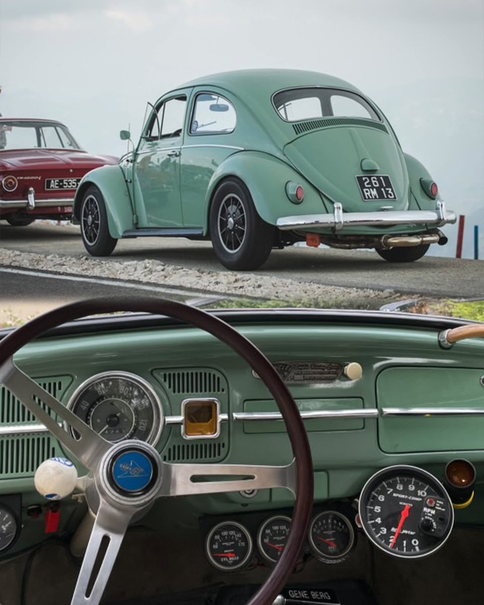 Who knew a Beetle could flex like this?
French-built 2.4L flat-4 producing 230 HP, monitored by Sport-Comp gauges.

#superbeetle #airedcooled #volkswagen #vw