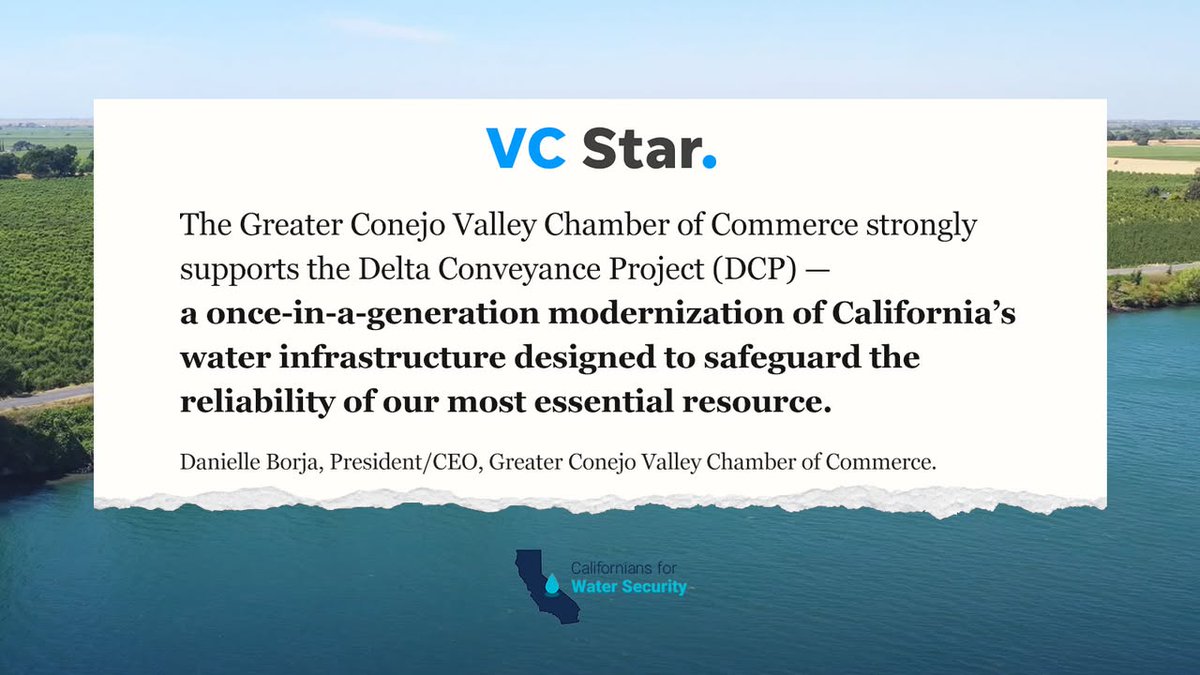 Californians for Water Security tweet media