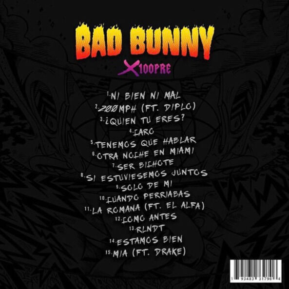 SpainBadBunny's tweet image. X100pre👁️

Se cumplen 7 años de la salida del primer álbum de Bad Bunny, uno de sus álbumes mas sentimentales del conejo. 

Con temas como otra noche en Miami o si estuviésemos juntos, se ha convertido en el álbum favorito de muchos de los fanáticos de benito

 #x100pre #badbunny