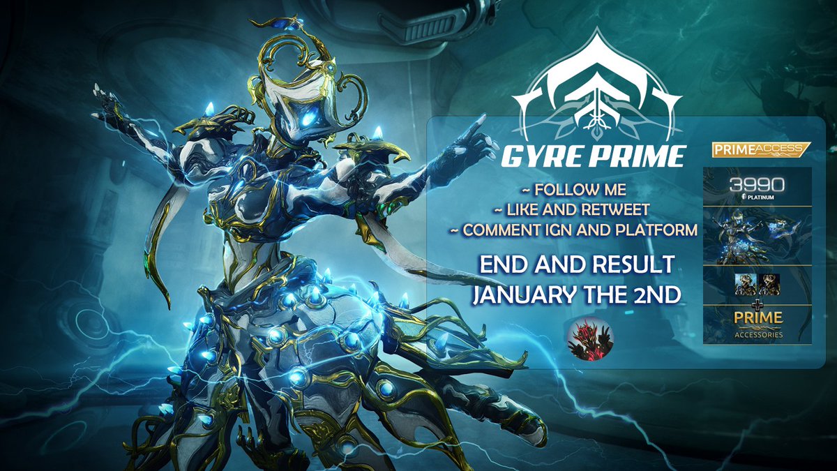 Carchara_'s tweet image. It is TIIIIME #Tennos for Gyre Prime Access #Giveaway 🥰

Thank you @PlayWarframe for your gift 💝

I wish to all of you a Merry Christmas with love and peace 🎄🎅

All the conditions here ⤵️ Good Luck to everyone 🍀

#Warframe #WarframeCreator