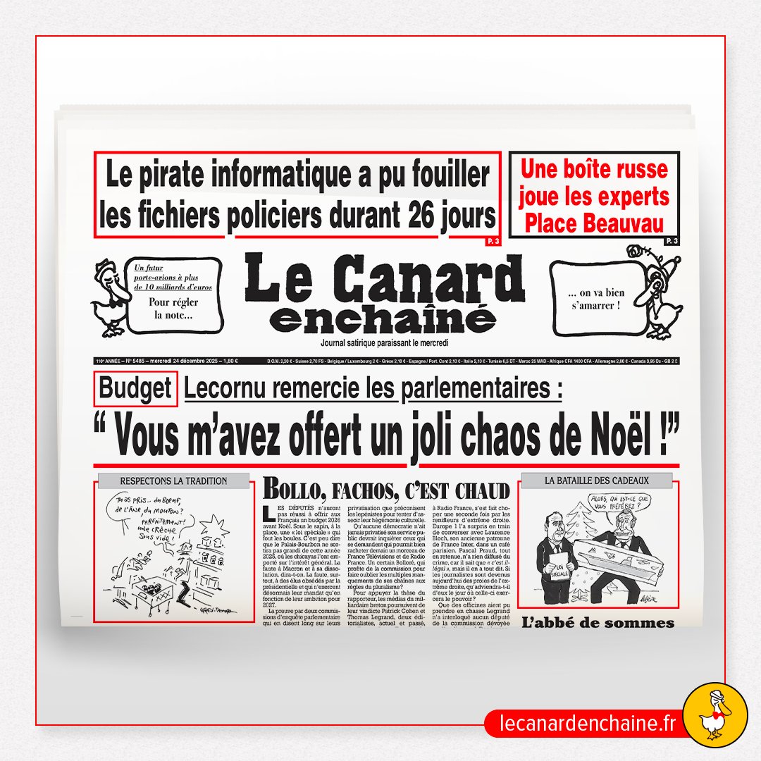 Le Canard enchaîné tweet media