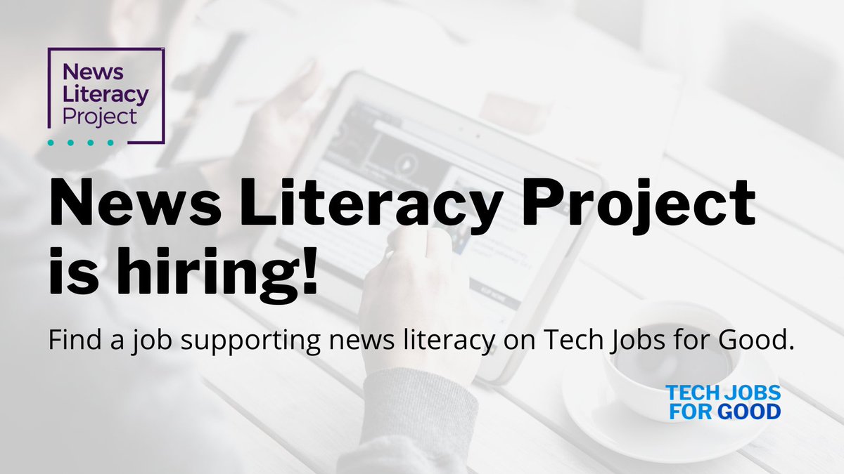 Tech Jobs for Good tweet media