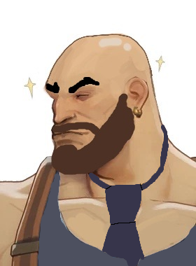 WayneOverworked's tweet image. I was wondering for a bit why I just didn't like how he looks here, and after some editing, I discovered why.