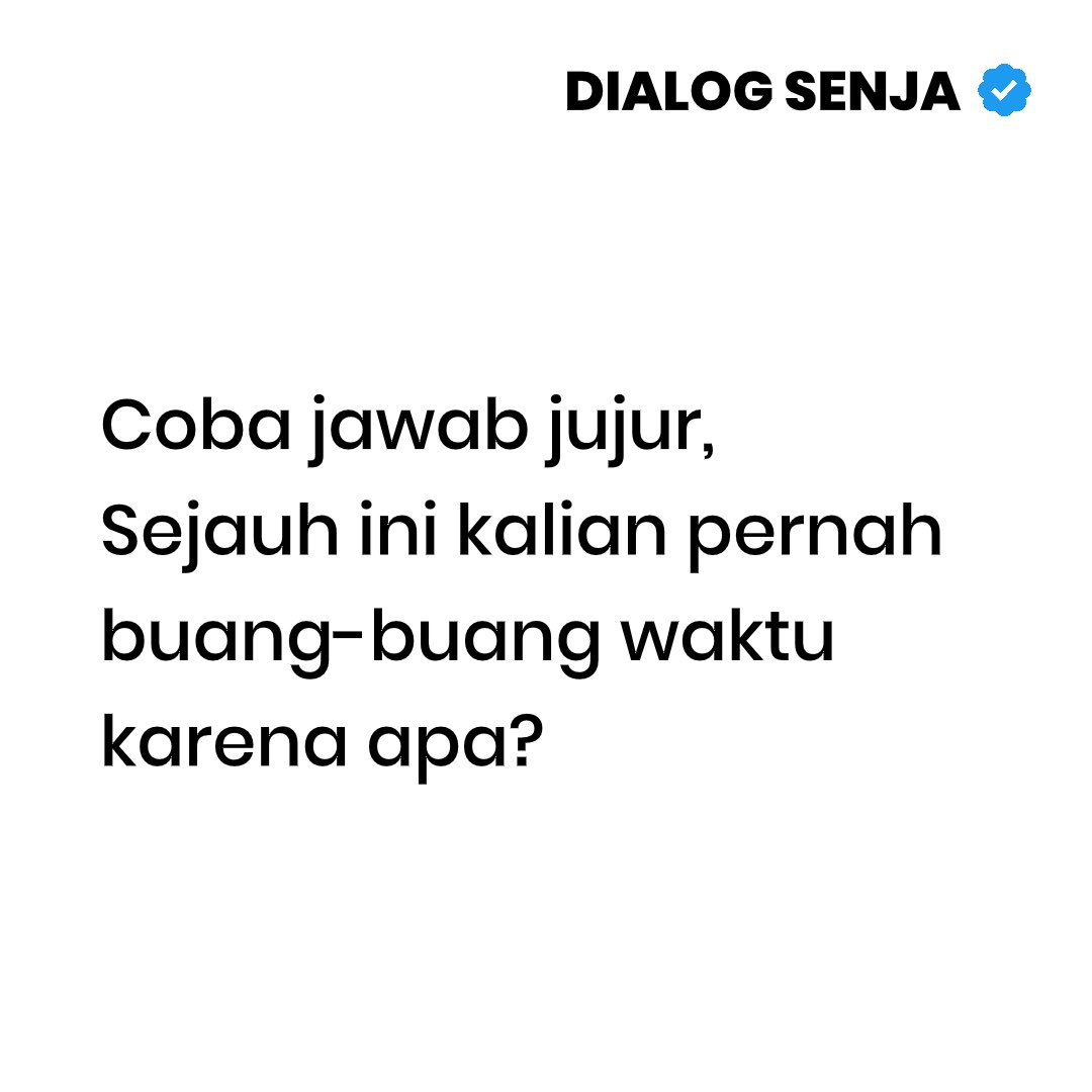 Dialog Senja tweet media