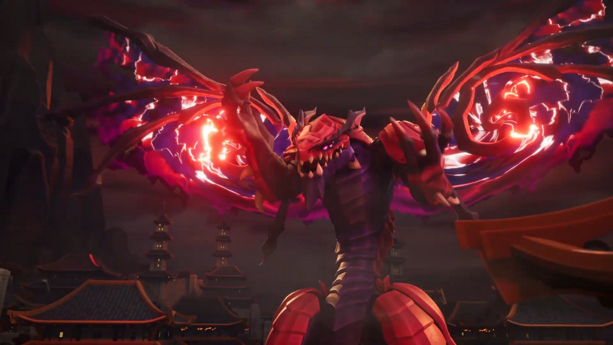 blortzen's tweet image. UPCOMING LEGO FORTNITE DRAGON - "THUNDERFANG" 💡

Fortnite has added the files for an upcoming enemy named "Dragon_Chaos" 

- In the series, this dragon is known as the Shatter Dragon of Chaos

We could expect this to be something more than just a normal enemy based on his size..…