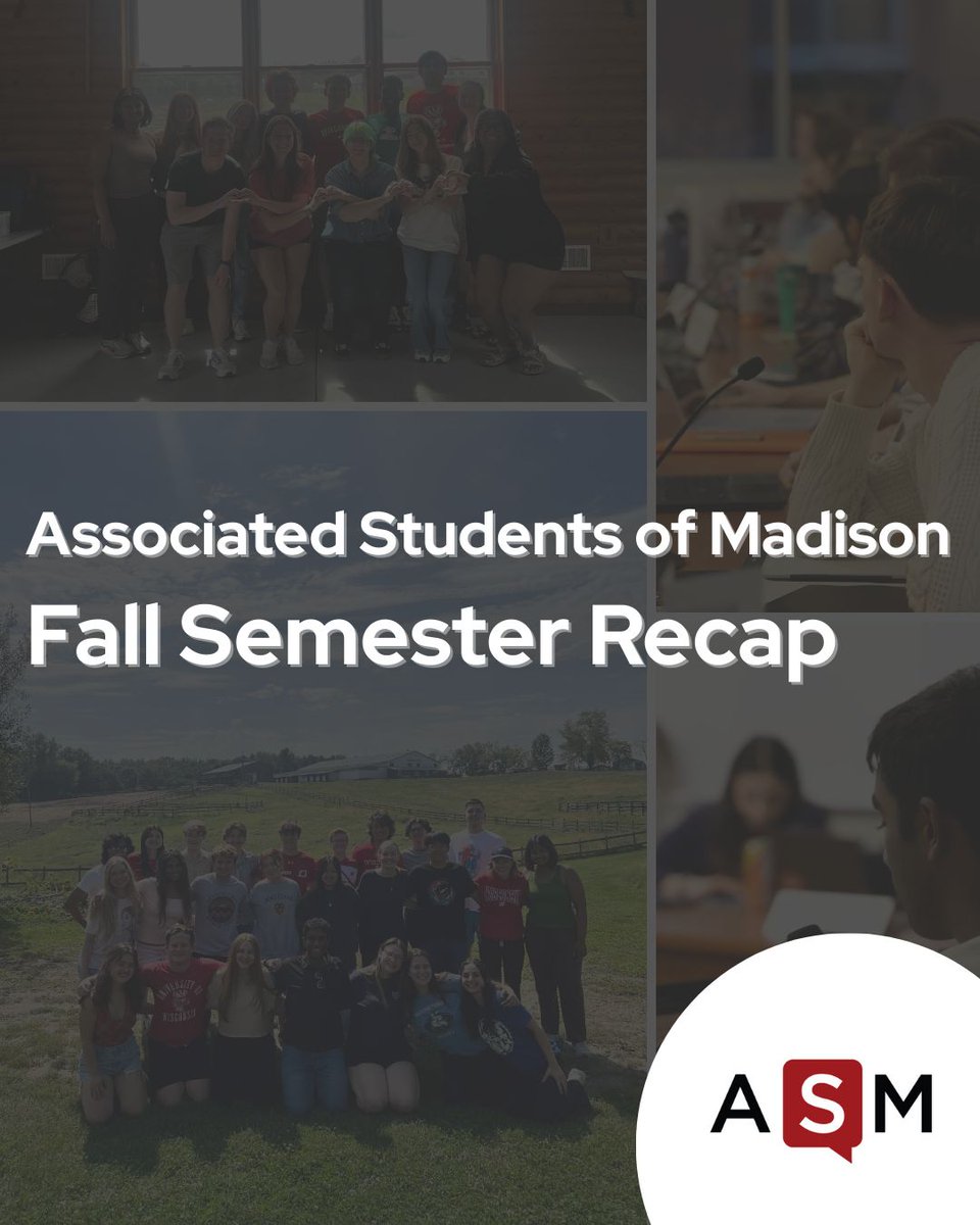 asmstudentgovt's tweet image. Over the course of the fall semester, ASM was busy with projects, collaboration and initiatives. Thank you to everyone who made it a successful semester. We're looking forward to spring! 

Here's a glimpse of some of our work ➡️ 

*some are rough numbers/estimates