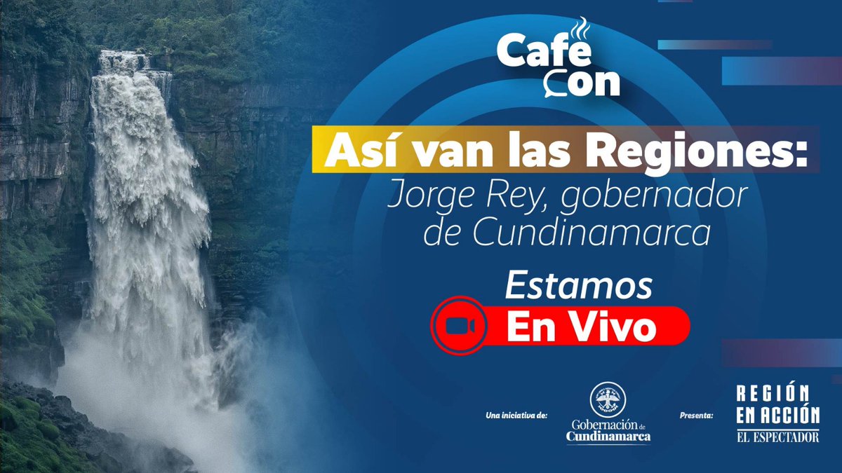 #AEstaHora l Inicia el diálogo con <a href="/JorgeEmilioRey/">Jorge Emilio Rey Ángel</a>, gobernador de Cundinamarca, sobre temas clave para el futuro de la región: Regiotram, Cables Aéreos, extensión de Transmilenio.

📍Transmisión 🔴#EnVivo🔴👉n9.cl/7uyho