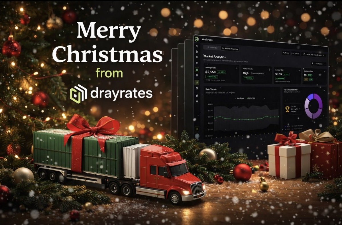 Merry Christmas and Happy New Years from the DrayRates team ❤️🎄🎅