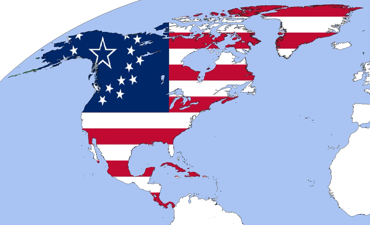 MericaCulture's tweet image. Manifest Destiny won't be fulfilled until the entire North American continent is under the Stars and Stripes.