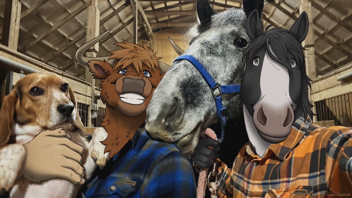 Big smiles from the whole family! 🐂💛🐎

[comm]