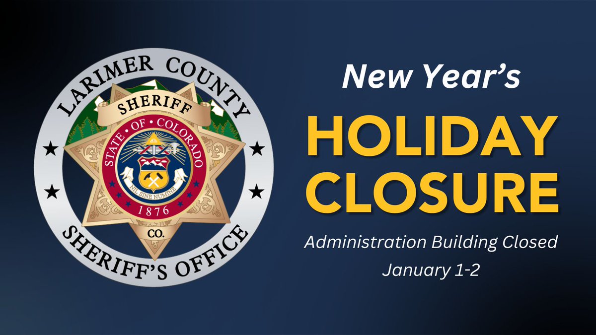 Larimer Sheriff tweet media