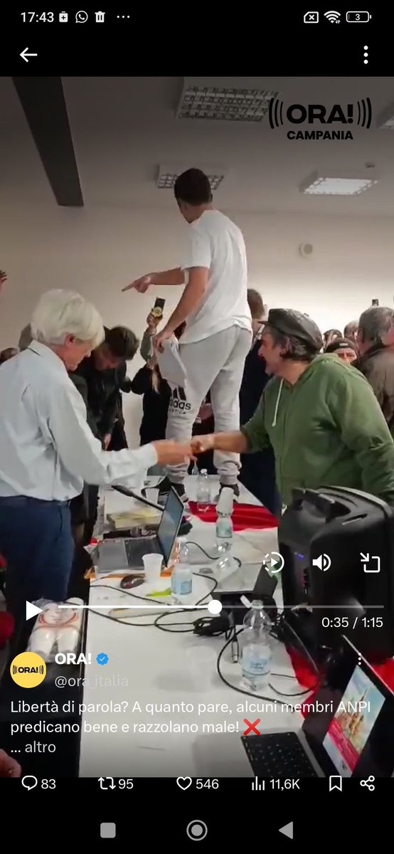 AndreaLucidi's tweet image. Eccolo il vostro attivista, che "è stato bravissimo". Quello che tiene alla "qualità del dibattito".