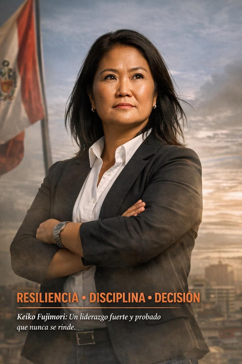 Keiko no solo se explica por simpatía,sino también por resistencia. Le robaron las elecciones, presión judicial y ataque mediático,sigue vigente. Disciplina, estructura y resiliencia la mantienen como figura central de la política peruana.
#FujimoriVuelve 
#KeikoPresidente 2026🇵🇪