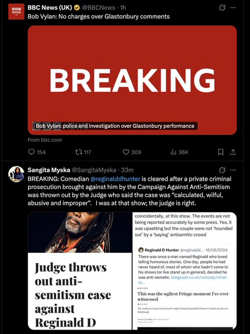 <a href="/PulaRJS/">Richard Sanders</a> In other news the case against Bob Vylan has been dropped.