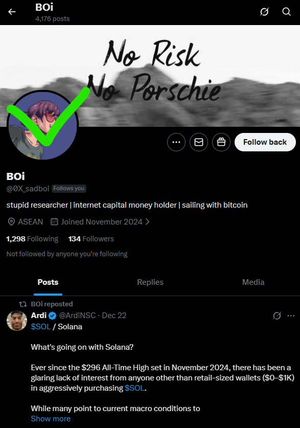 Just rolled the $150 gw and this mf went all in on trying to impersonate the winner. 🤣

Invest this dedication &amp; time into something better and you'll make more than $150 dickhead.