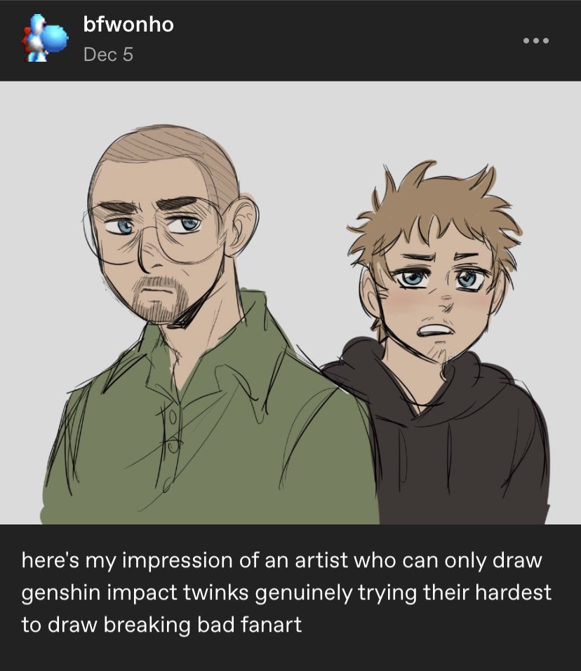 magne_toes's tweet photo. 98% of "yuribus" fanart literally looks like Here's my impression of an artist who can only draw anime girls genuinely trying their hardest to draw Pluribus fanart. https://t.co/57SZ670wEJ