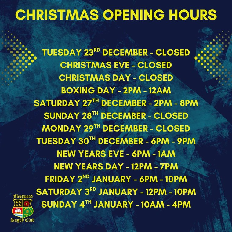 Club Opening Times #Pitchero
fleetwoodrugby.com/news/club-open…