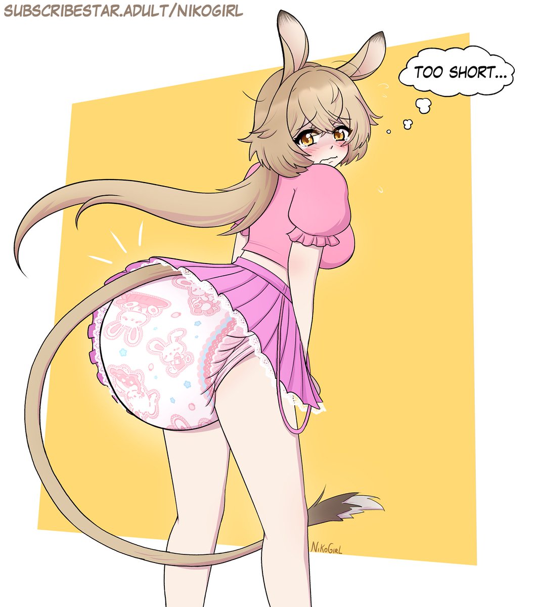 NikoGirl_ABDL's tweet image. She’s such a sweet, well behaved girl…

Not her fault they put her in a skirt that’s way too short for such a big soft diaper 🥹

Every art is available early in High-res + Art Process for subs! (link in bio)~