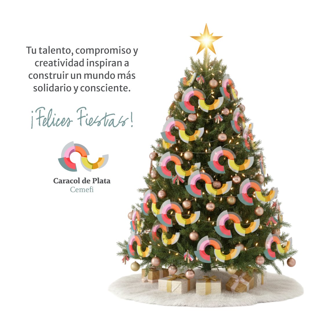 caracoldeplata's tweet photo. Desde @Cemefi y su programa Caracol de Plata, les deseamos Felices Fiestas 🎁🎉 https://t.co/P1AEIBhqH8