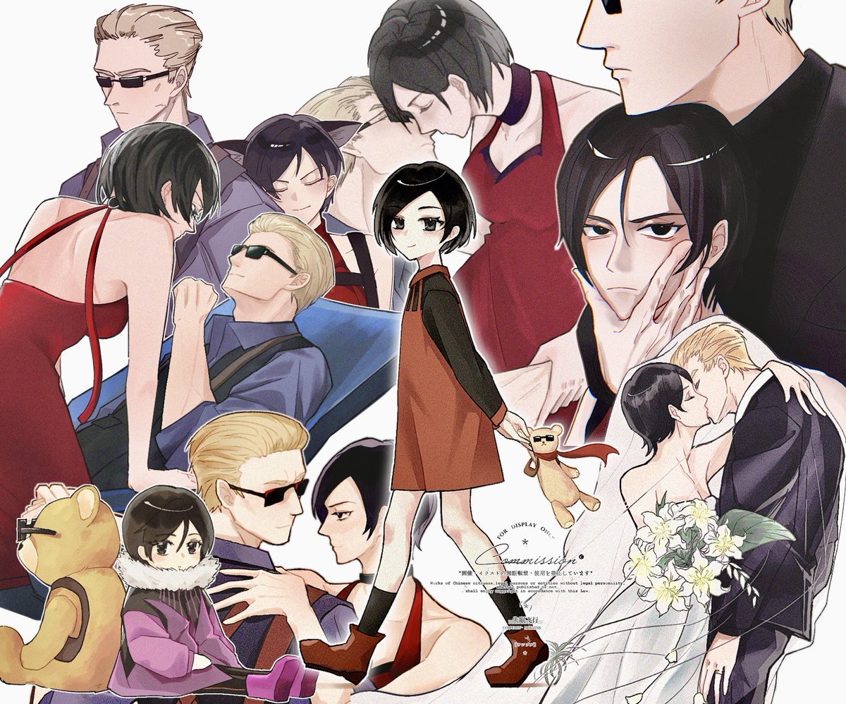 cerj096's tweet photo. Commission of Wesker and Ada #Adawong #AlbertWesker #ResidentEvil #commissionart https://t.co/c6N945He6p