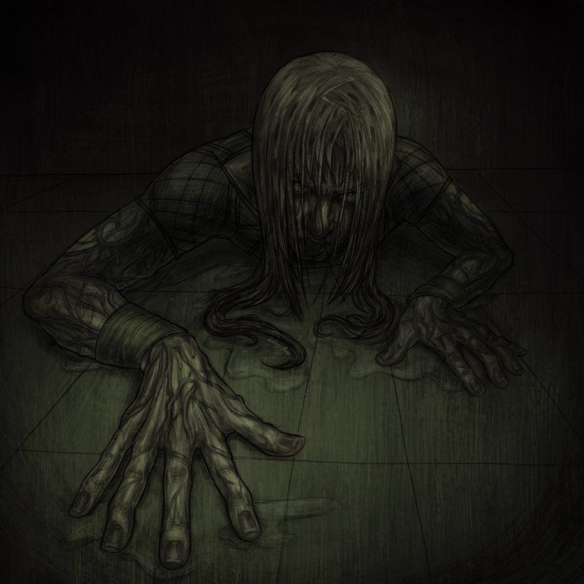 voltagebone's tweet image. The software I used and the art I made