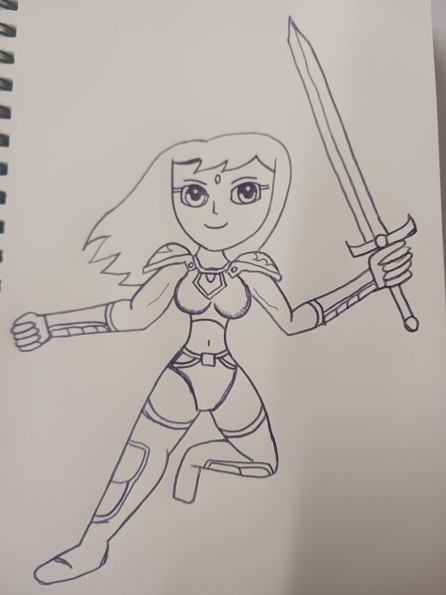 Doodle of the day. One of my ocs.