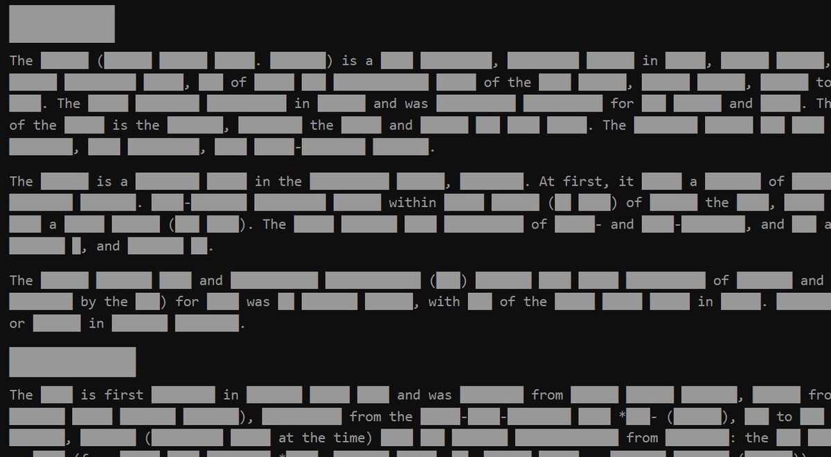 Epstein files look worse than a game of redactle lol 

Side note - its quite fun game that makes you guess words to fill up an wikipedia article, until you guess the title.