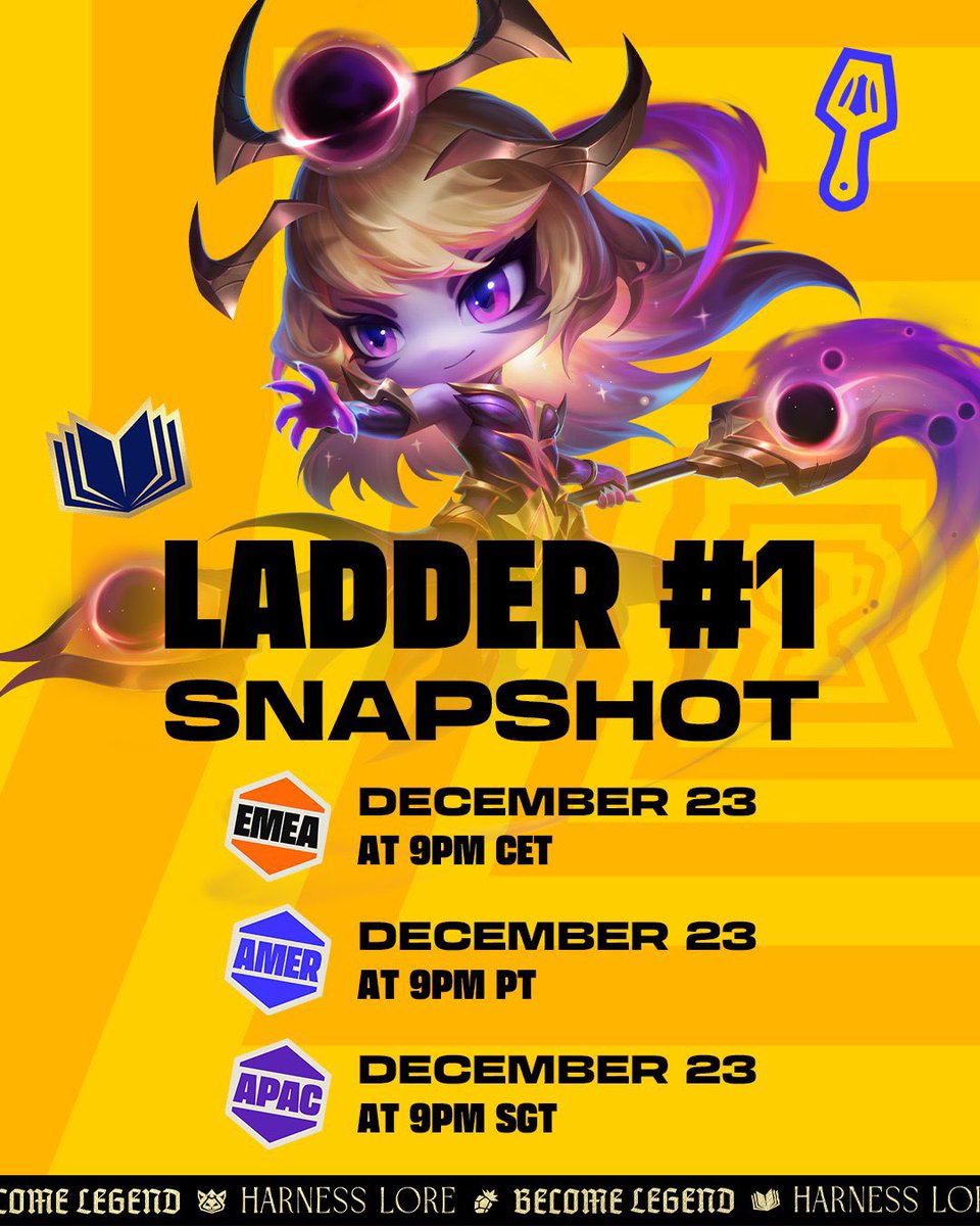 PinCast_'s tweet image. No olviden que hoy es la primera SS del ladder 🔥

Para ir sumando puntos sí o sí deben haberse inscrito en competetft.com