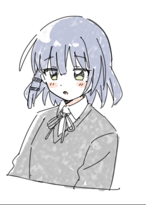 はじめてリョウさん描いた。