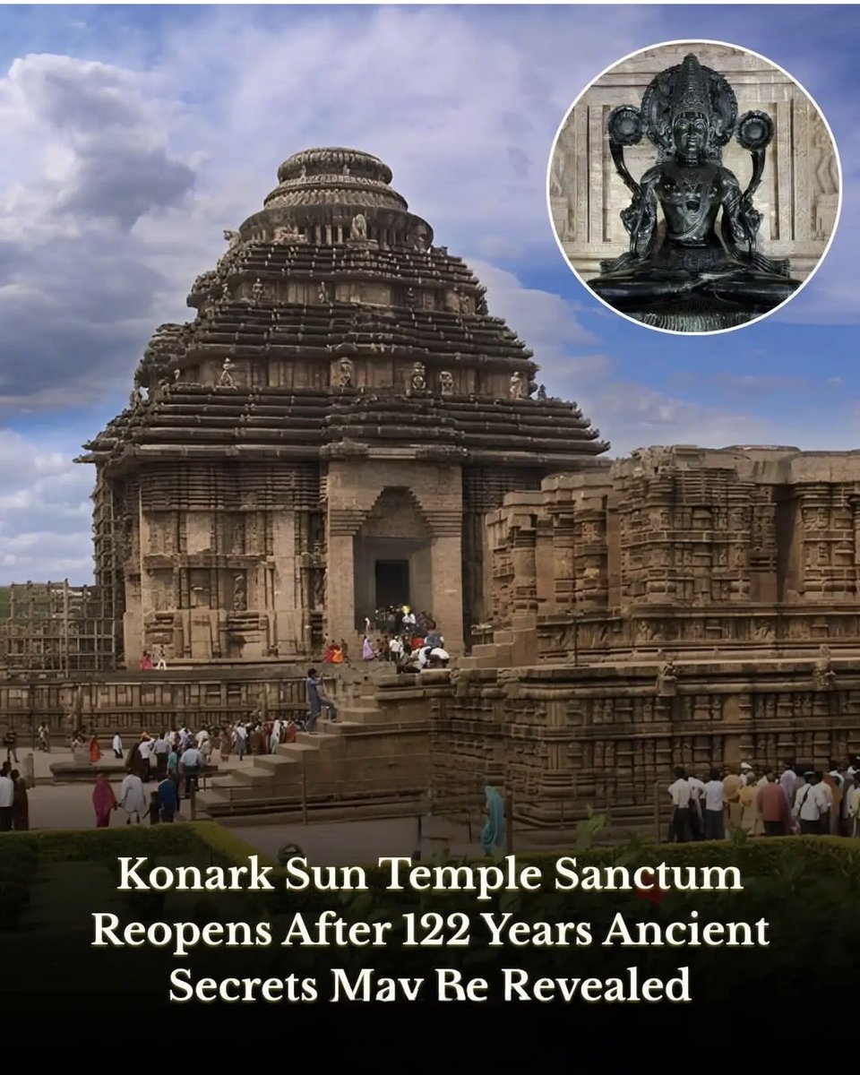 Sun temple reopens.. 🫠

Sunlight will enter garbhagriha after 122 years. Surya Vanshi reestablishing. 

Hindus .. please keep chanting Gayatri Mantra. 

Gayatri Mantra
Durga Saptashloki 
Hanuman Chalisa

Everyday. Please 🙏

Gayatri Mantra is potent but if you can’t, please