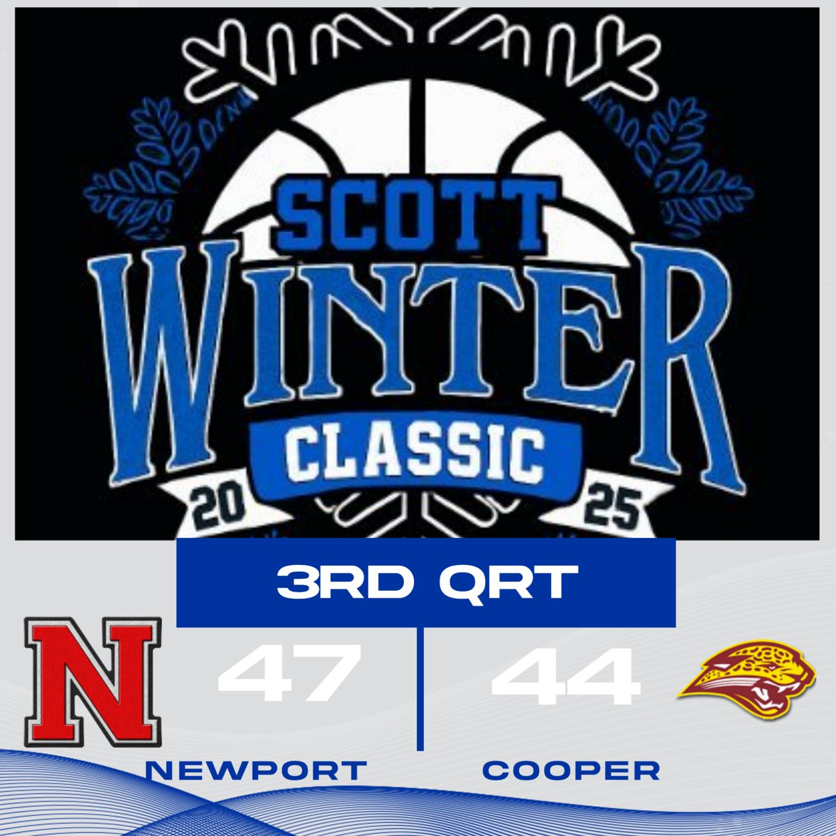 shseagles's tweet photo. End of the third quarter in game four of day two of the Scott Winter Classic https://t.co/zm43DMYhS8