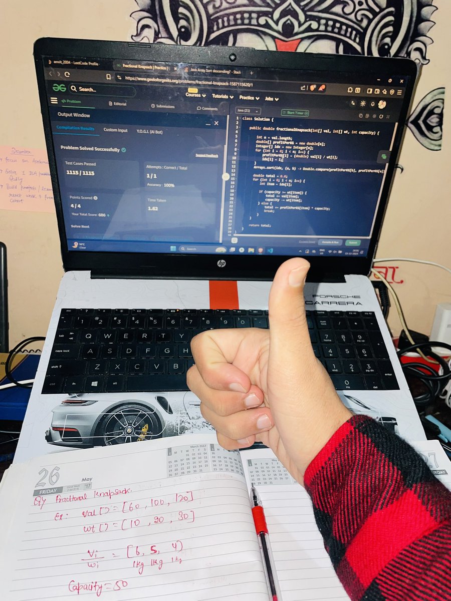 amrit_xrajput's tweet image. Day 84 of #winterarc

DSA:- 

      - Assign cookies ✅
      - Fractional knapsack ✅
      - Min no. of coins ✅
      - Lemonade change ✅

DEV:-

     - Build todo web application using react implemented routing connect to backend⚡️

#WebDev #LearningInPublic