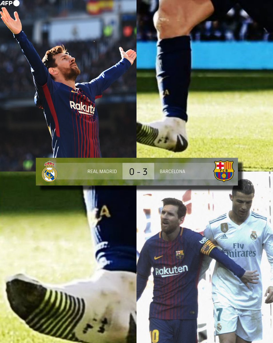 Hoy hace exactamente 8 años, el FC Barcelona goleó ¡¡0-3!! al Real Madrid en el Santiago Bernabéu en el llamado Clásico de Navidad. Fue el día que Lionel Messi entregó una asistencia estando DESCALZO, marcó un gol y festejó con los brazos abiertos frente al madridismo. De esos