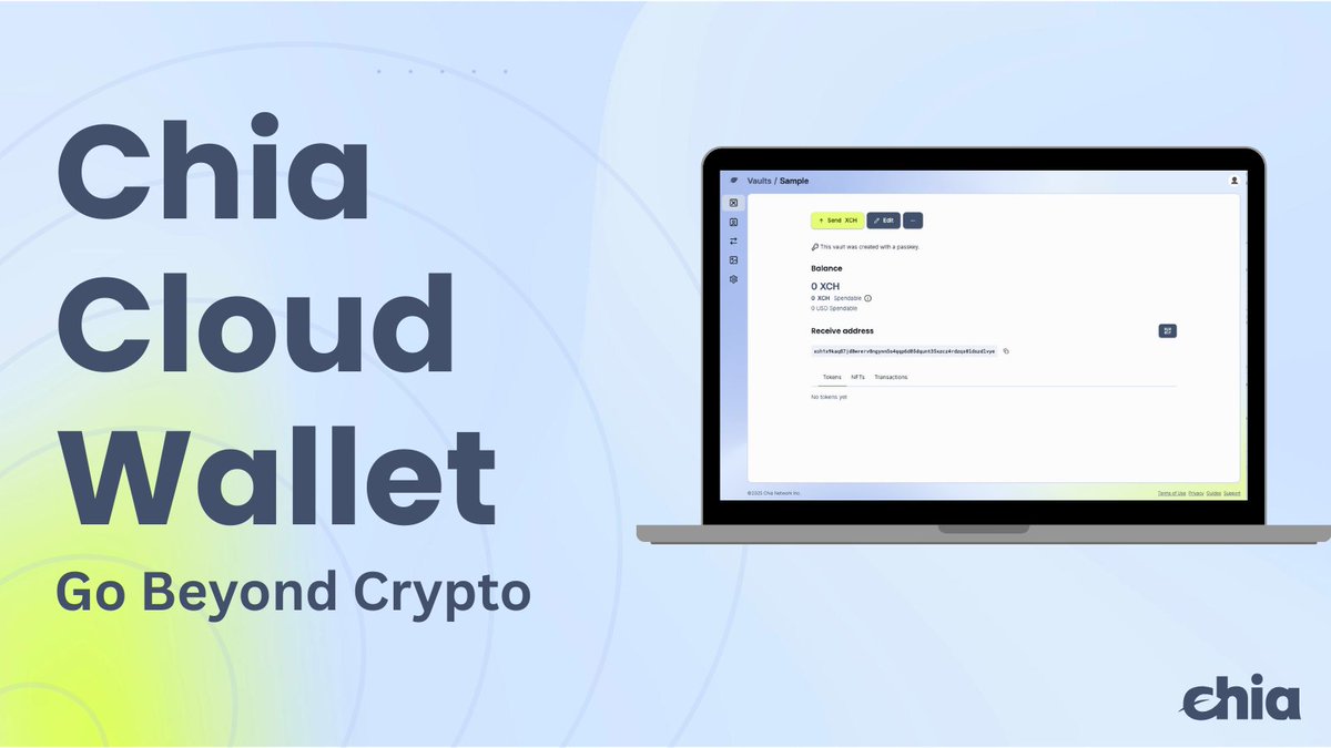 The Chia Cloud Wallet, self-custody that is accessible, secure, and easy  for everyone. Read more here: https://t.co/iXzt725Rv0
