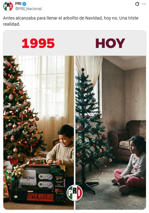 AlvarezMaynez's tweet photo. Morena y el PRI: comunican igual y, además, mienten igual.

1995 fue un año en la que todas nuestras familias vivieron una crisis económica terrible que nos endeudó por décadas con el Fobaproa.

Y Morena evitó este año la aprobación de nuestra iniciativa de las 40 horas pese a tener mayoría en las cámaras.