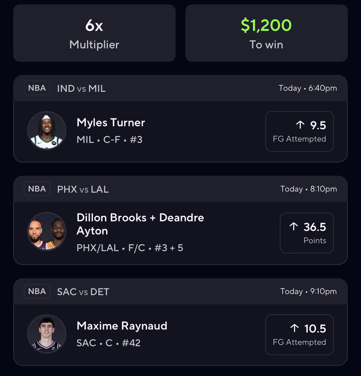 For the #PrizePicks sport bettors who never won a Power 3 before 

Trusting the process