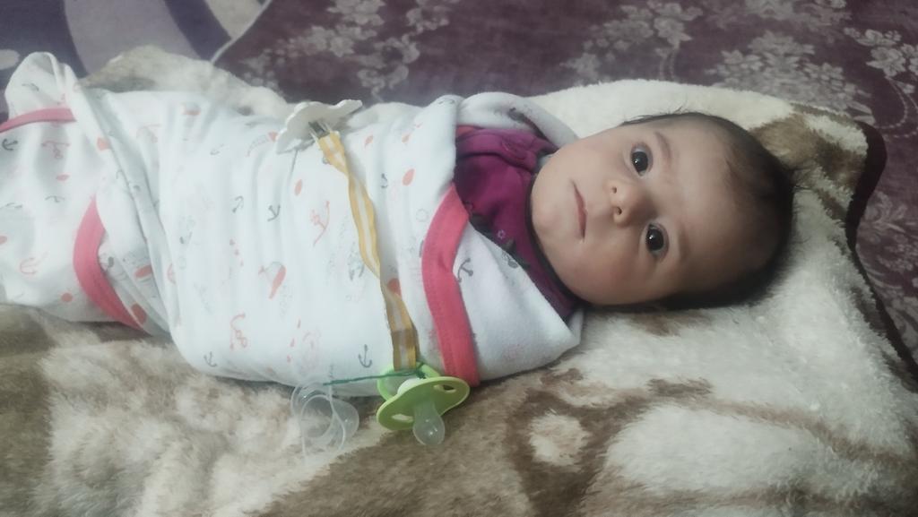 Palestinedaily1's tweet photo. ‼️‼️ Emergency ‼️‼️         
My little baby #Maria 
Hope you could support Maria's Campaign to get food, milk and diapers urgently please 🥺 
https://t.co/Qd65ZN8eLk https://t.co/Ondg2yAuKA